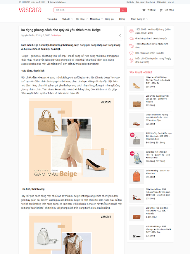 Template blogspot bán túi xách balo thời trang chuẩn seo